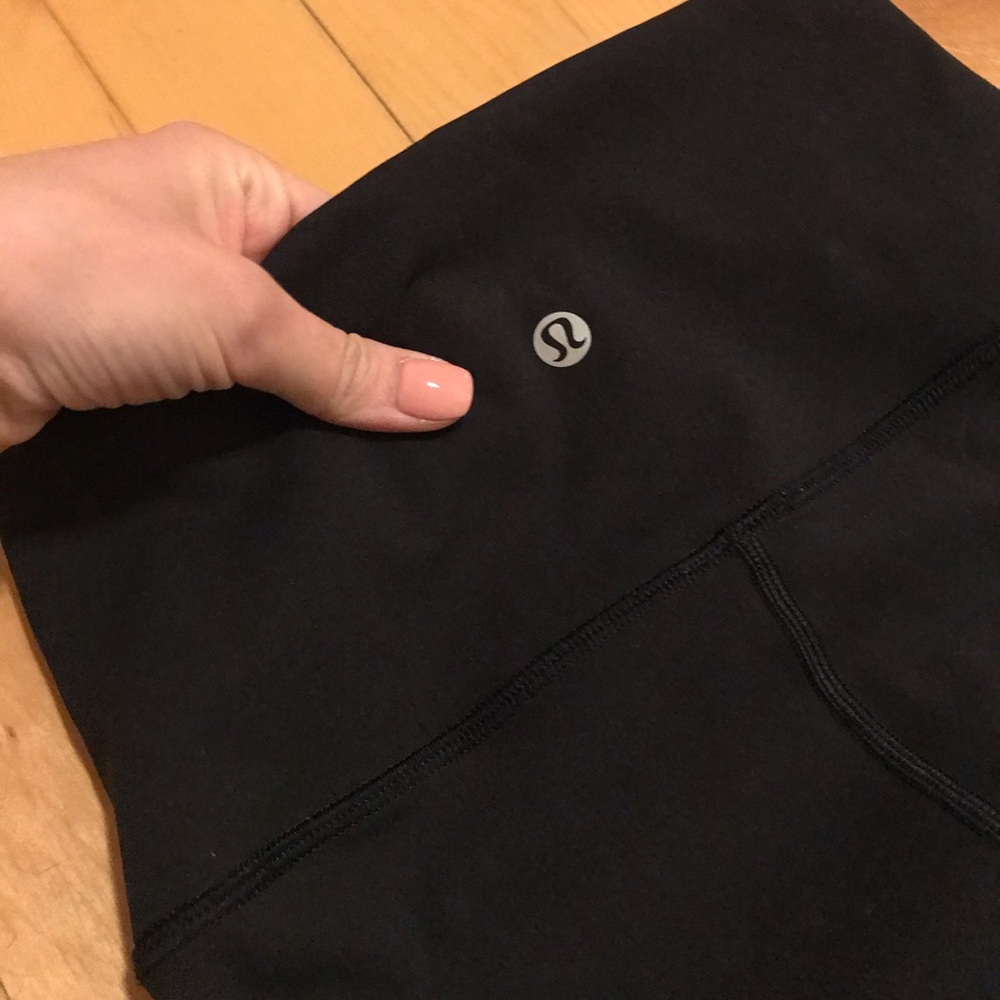 Black high wasted lululemon leggings